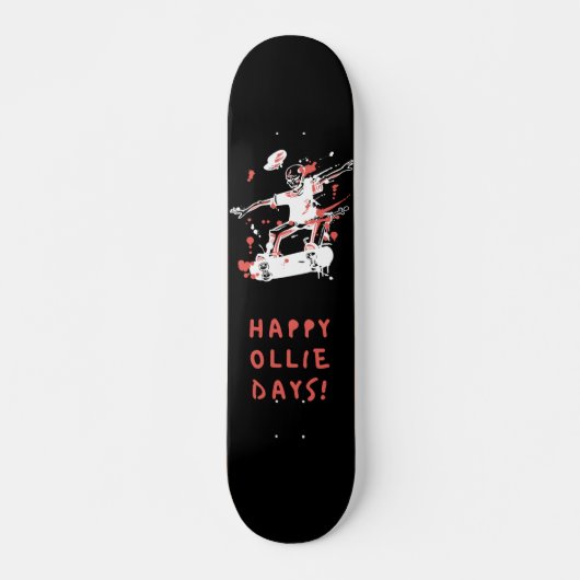 Happy Ollie Days Skateboard (Voorkant)