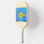 Happy-onderzeeër-cartoon Pickleball Paddle (Links)