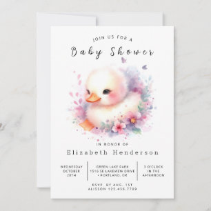 Happy Online Duck Baby shower Kaart