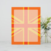 Happy Oranje Union Jack British Flag Swag (Staand voorkant)