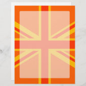 Happy Oranje Union Jack British Flag Swag (Voorkant / Achterkant)
