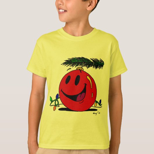 Happy Ornament Kinder Basic T-Shirt (Voorkant)