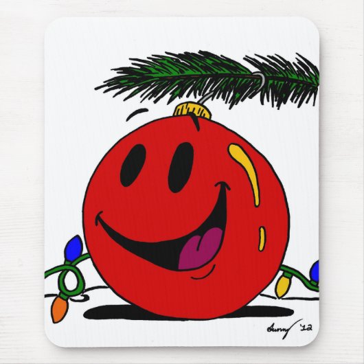 Happy Ornament Mousepad Muismat (Voorkant)