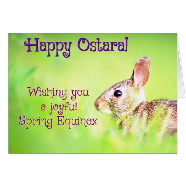 Happy Ostara (Voorkant Horizontaal)