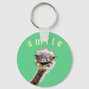 Happy Ostrich Sleutelhanger