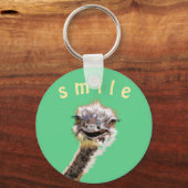 Happy Ostrich Sleutelhanger (Voorkant)