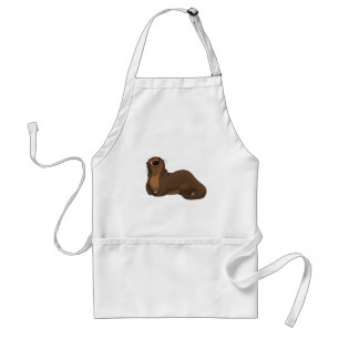 Happy Otter Apron Standaard Schort