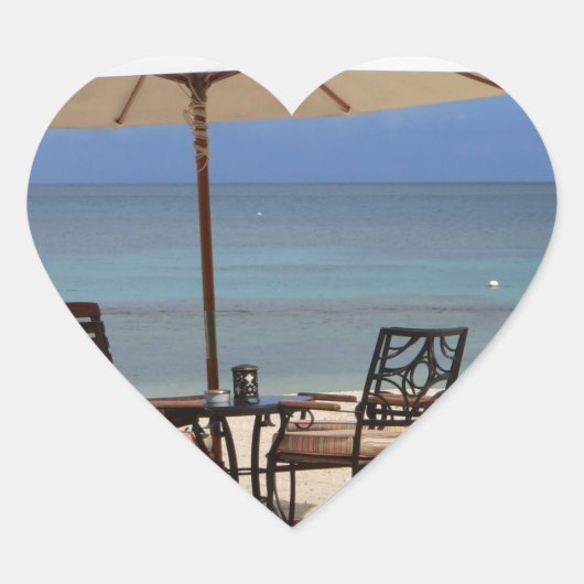 Happy Out Hart Sticker (Voorkant)