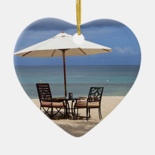 Happy Out Keramisch Ornament (Voorkant)