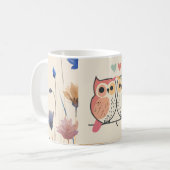 Happy Owl Classic Mok (Voorkant links)