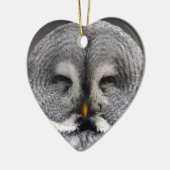 Happy Owl Keramisch Ornament (Links)