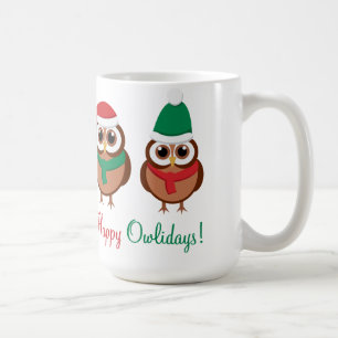Happy Owlidays Koffiemok