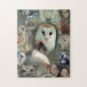 Happy Owls jigzaagpuzzel Legpuzzel