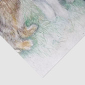 Happy Paasmooie konijnen Tissuepapier (Detail)