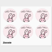 Happy Paasroze stickers (Vel)