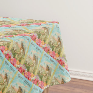  Happy Paast Angel met Lamb Tablecloth Tafelkleed