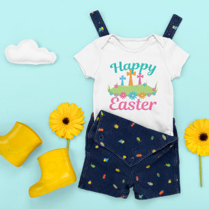 Happy Paast Beauful Religious Romper