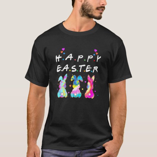 Happy Paast Bunny Familie die Pasen 202 aanpast T-shirt (Voorkant)