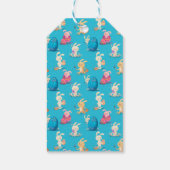 Happy Paast Bunny Painting Egg Cadeaulabel (Achterkant)