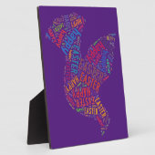 Happy Paast Dove Greep Text Fotoplaat (Zijkant)