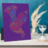 Happy Paast Dove Greep Text Fotoplaat (Zijkant)