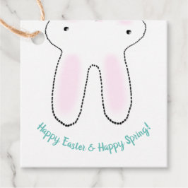 Happy Paast Happy Spring leuke paashaas grappig Bedankjes Labels