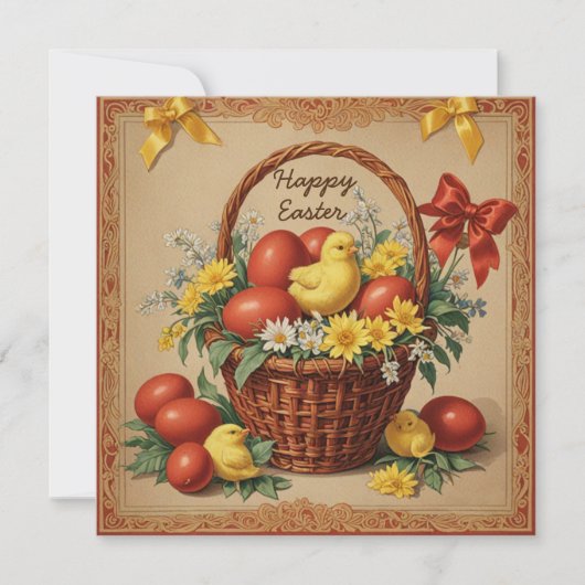 Happy Paast Holiday-kaart Feestdagenkaart (Voorkant)