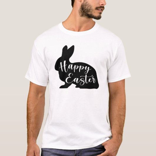 Happy Paast Spring Bunny Easter Funny Gift Idee T-shirt (Voorkant)