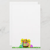 Happy Paast Stationery Briefpapier (Voorkant / Achterkant)