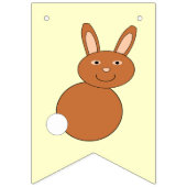 Happy Paaster Bunny Bunting Flags Vlaggetjes (Tweede vlag)