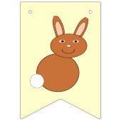 Happy Paaster Bunny Bunting Flags Vlaggetjes (Derde vlag)