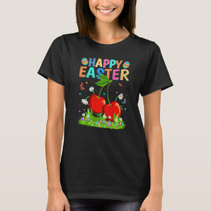 Happy Paaster Bunny Egg Cherry Paaszondag T-shirt