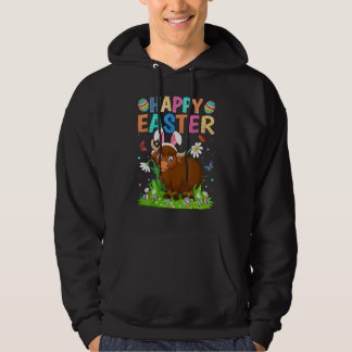 Happy Paaster Bunny Egg Funny Buffalo Paaszondag Hoodie