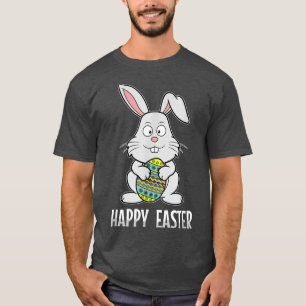 Happy Paaster Bunny Rabbit Egg Hunt Christelijk Ho T-shirt