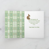 Happy paaster mapap pap fun Bunny Rabbit Feestdagen Kaart (Binnen)