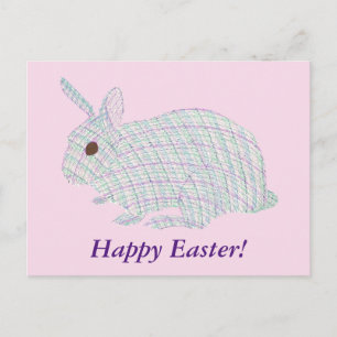 Happy Paaster Pset Bunny Rabbit Briefkaarten