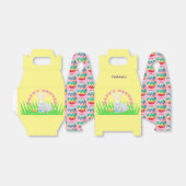 Happy Paaster Rabbit-versnellingsbak Bedankdoosjes (Uitgevouwen)