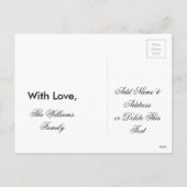 Happy Paaster Typography Dove Spring Blue Feestdagenkaart (Achterkant)