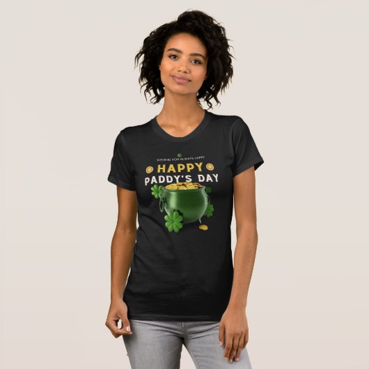 Happy Paddy's Day T-shirt (Voorkant volledig)