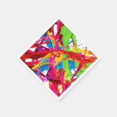 Happy Paint Splatter Servet (Hoek)