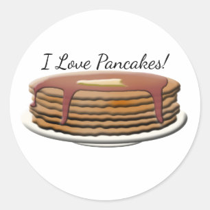 Happy Pancake Day Ronde Sticker