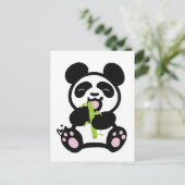 Happy Panda Briefkaart (Staand voorkant)