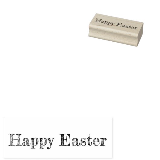 Happy Pâques tampon (Tamponné)