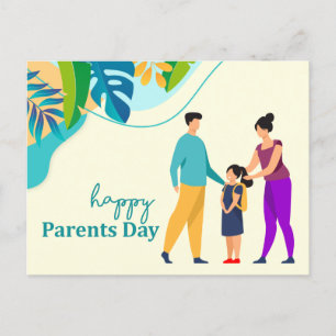 Happy Parents Day Briefkaart Full Color