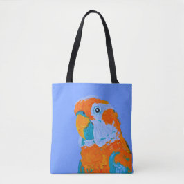 Happy Parrot Canvas tas