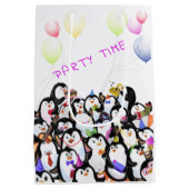 Happy Party Pingouin Cadeau Sac Drôle - Texte Pers (Dos)