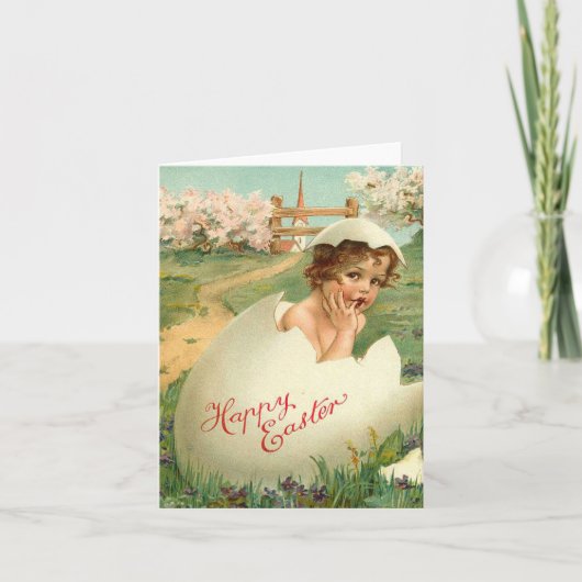 Happy Pasen Baby  Feestdagen Kaart (Voorkant)