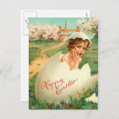 Happy Pasen Baby Feestdagenkaart (Voorkant / Achterkant)