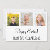 Happy Pasen foto Feestdagenkaart (Voorkant)