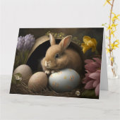 Happy Pasen Kaart (Gele Bloem)